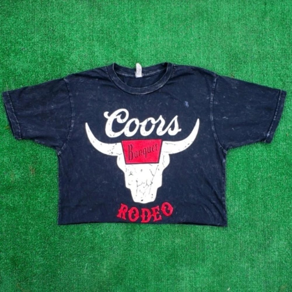 NEW COORS RODEO CROP TOP